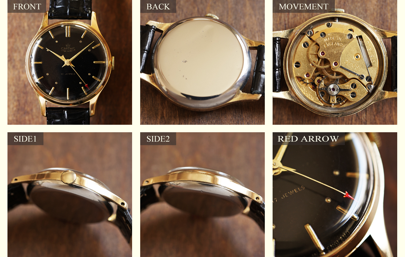 3530B 1960年代英国スミス社製ゴールド・プレーテッド デラックス