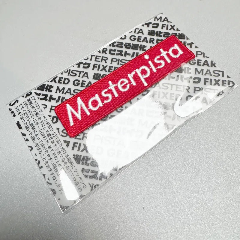 刺繍ワッペン- ボックスロゴ｜大阪梅田のピストバイク専門店