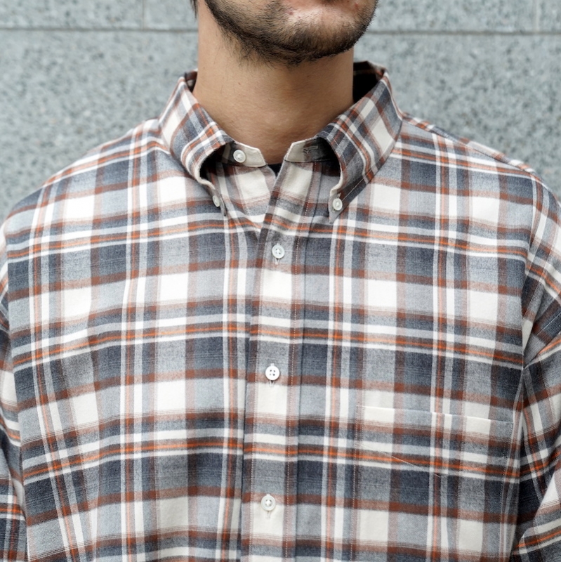 Graphpaper] Thomas Mason Check B.D Box Shirt – MaW SAPPORO