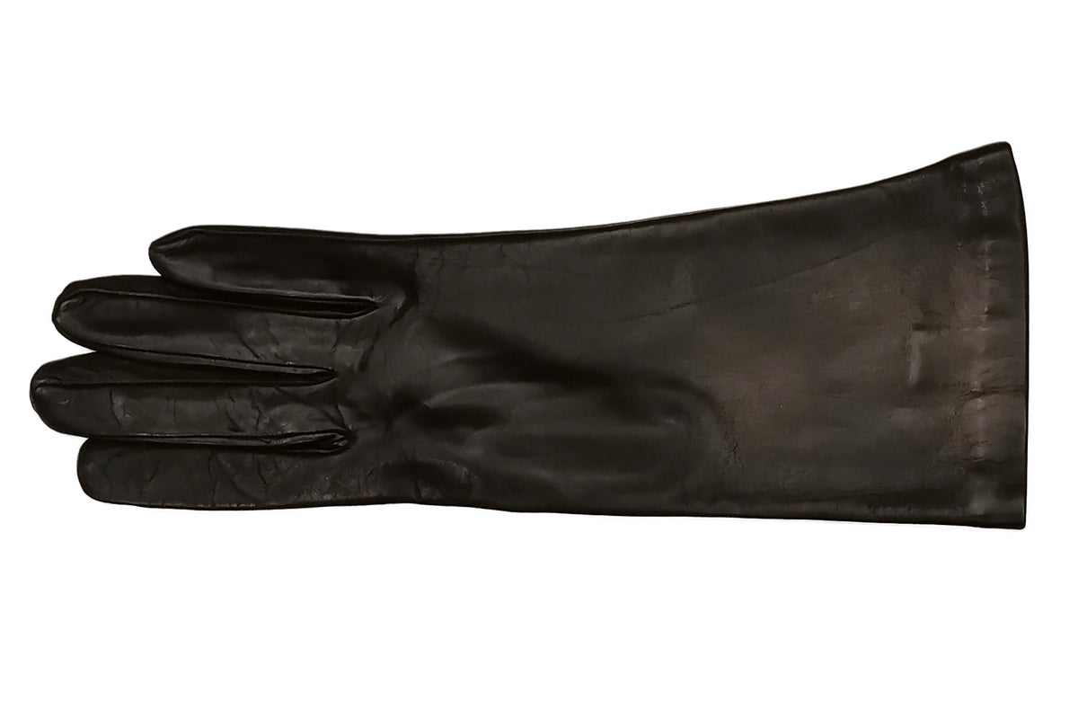 ラスト1点！】レディース ロング手袋◇ナパレザー◇ブラック/NERO