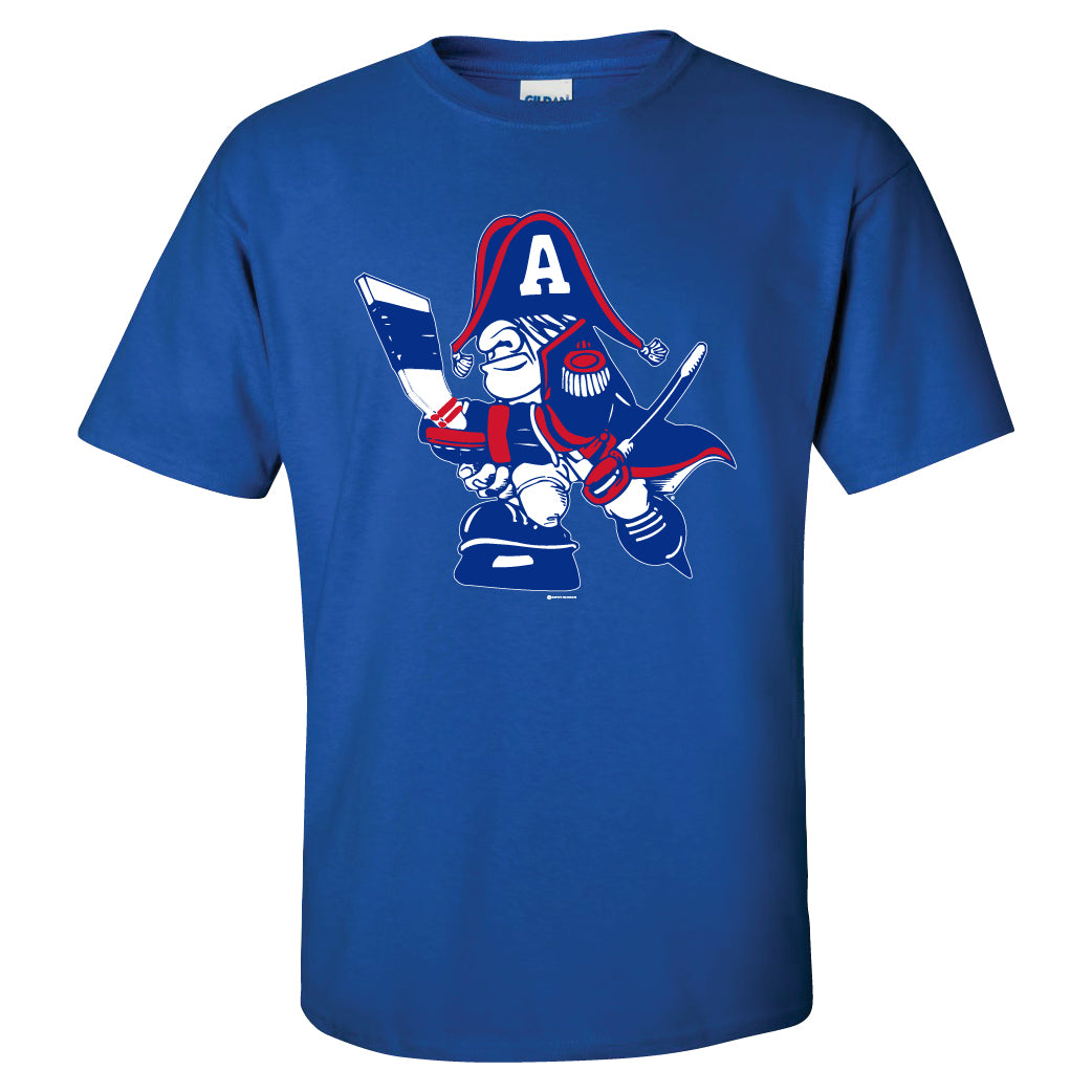 TEE 80'S LOGO ROYAL – Milwaukee Admirals