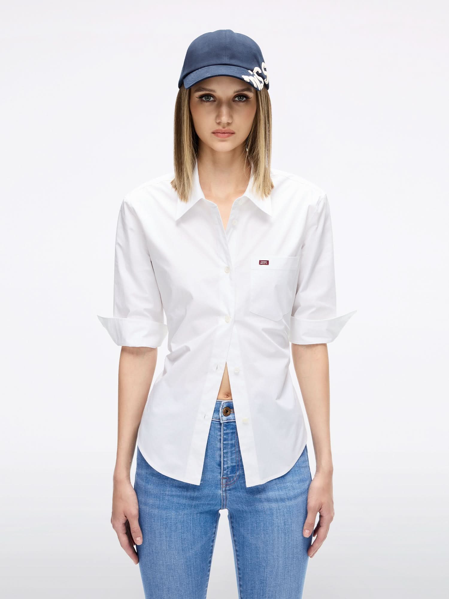 Back-Tie Shirt - MISS SIXTY
