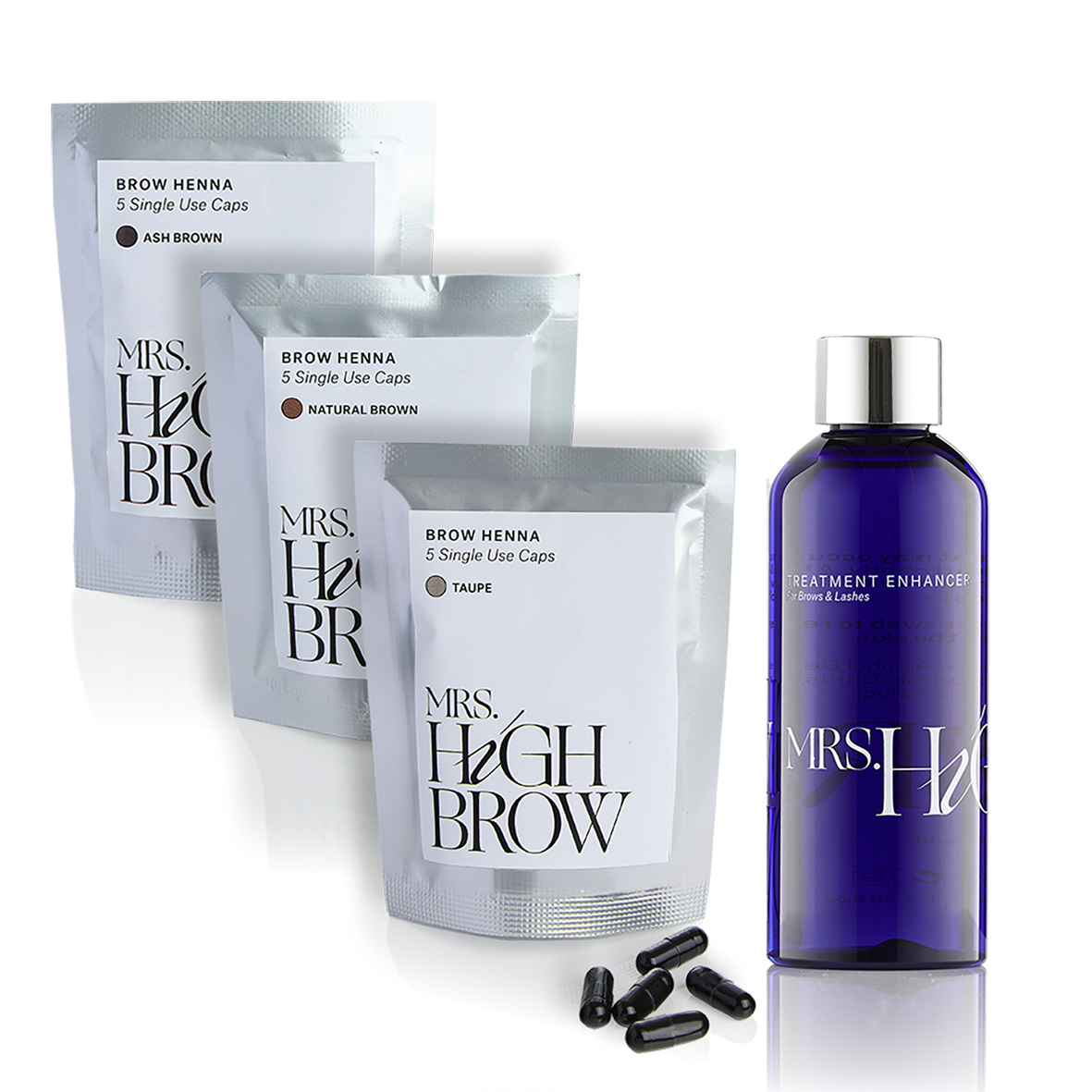 3x Brow Henna Caps & Treament Enhancer | Mrs.Highbrow