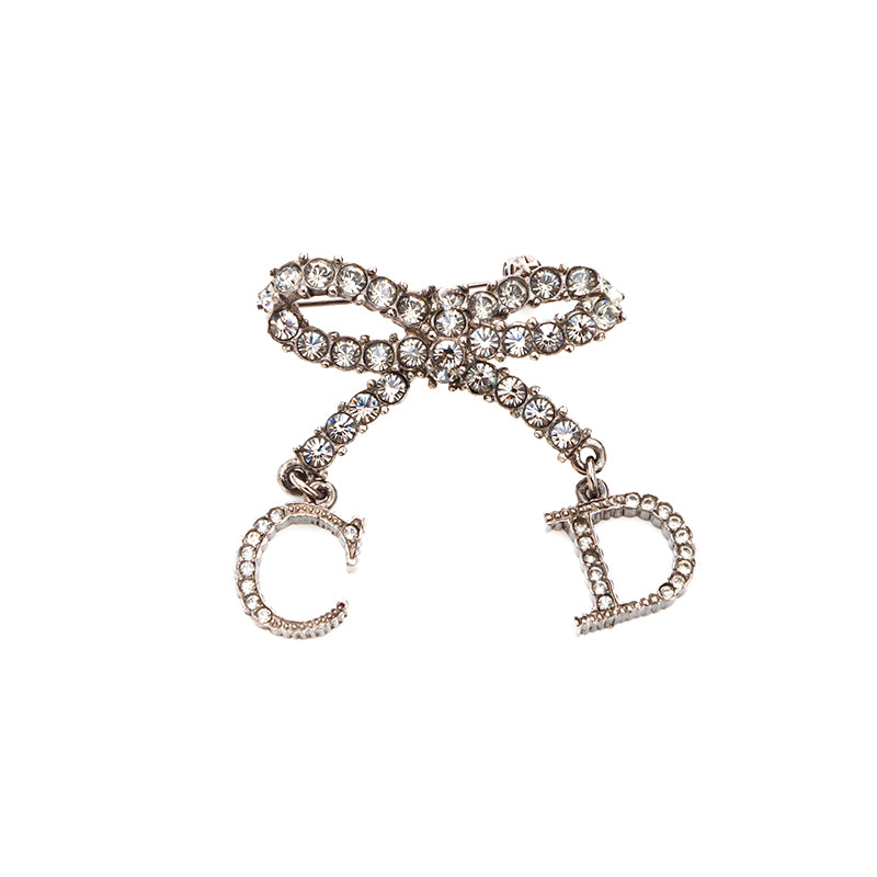 クリスチャンディオール Christian Dior ブローチ シルバー WS5896