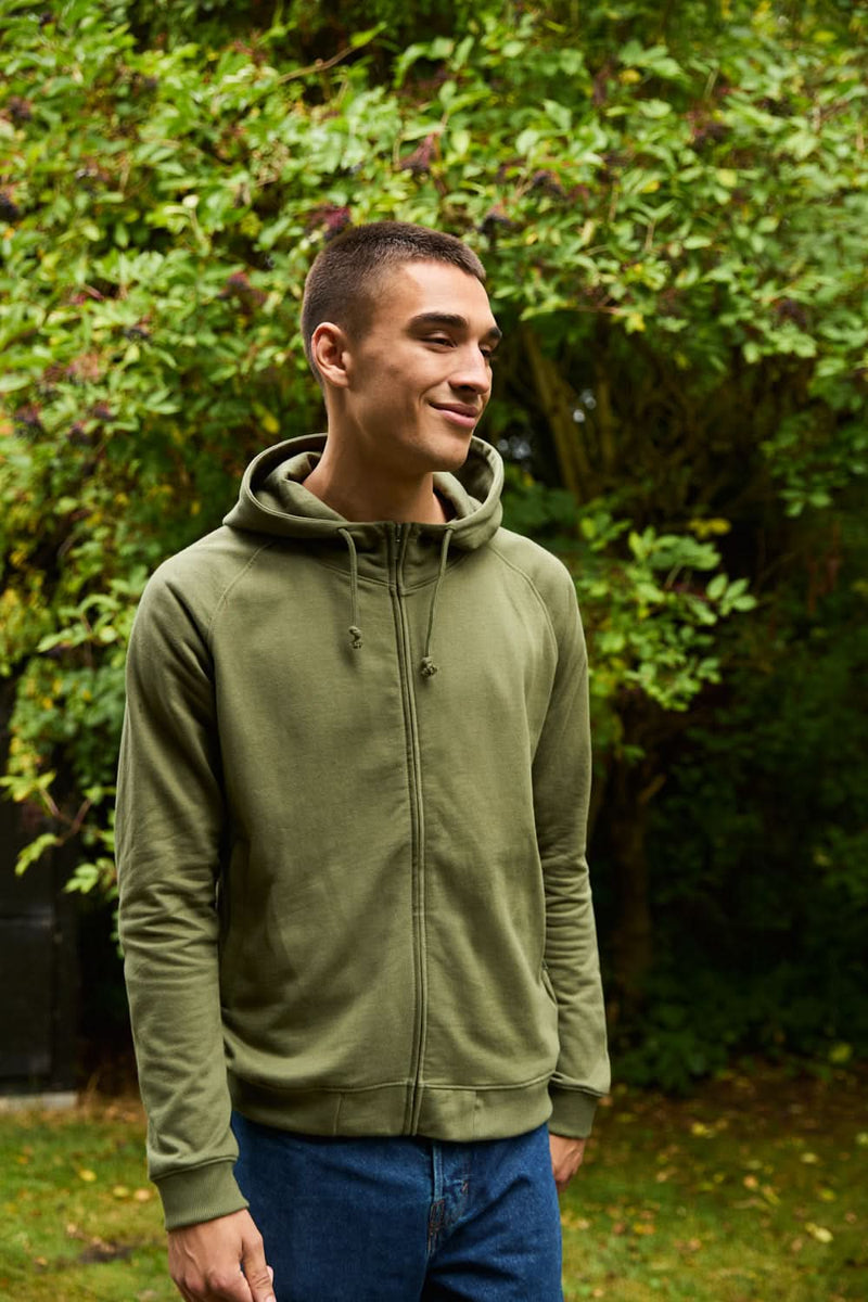 O63401 UNISEX HOODIE W. HIDDEN ZIP – Neutral