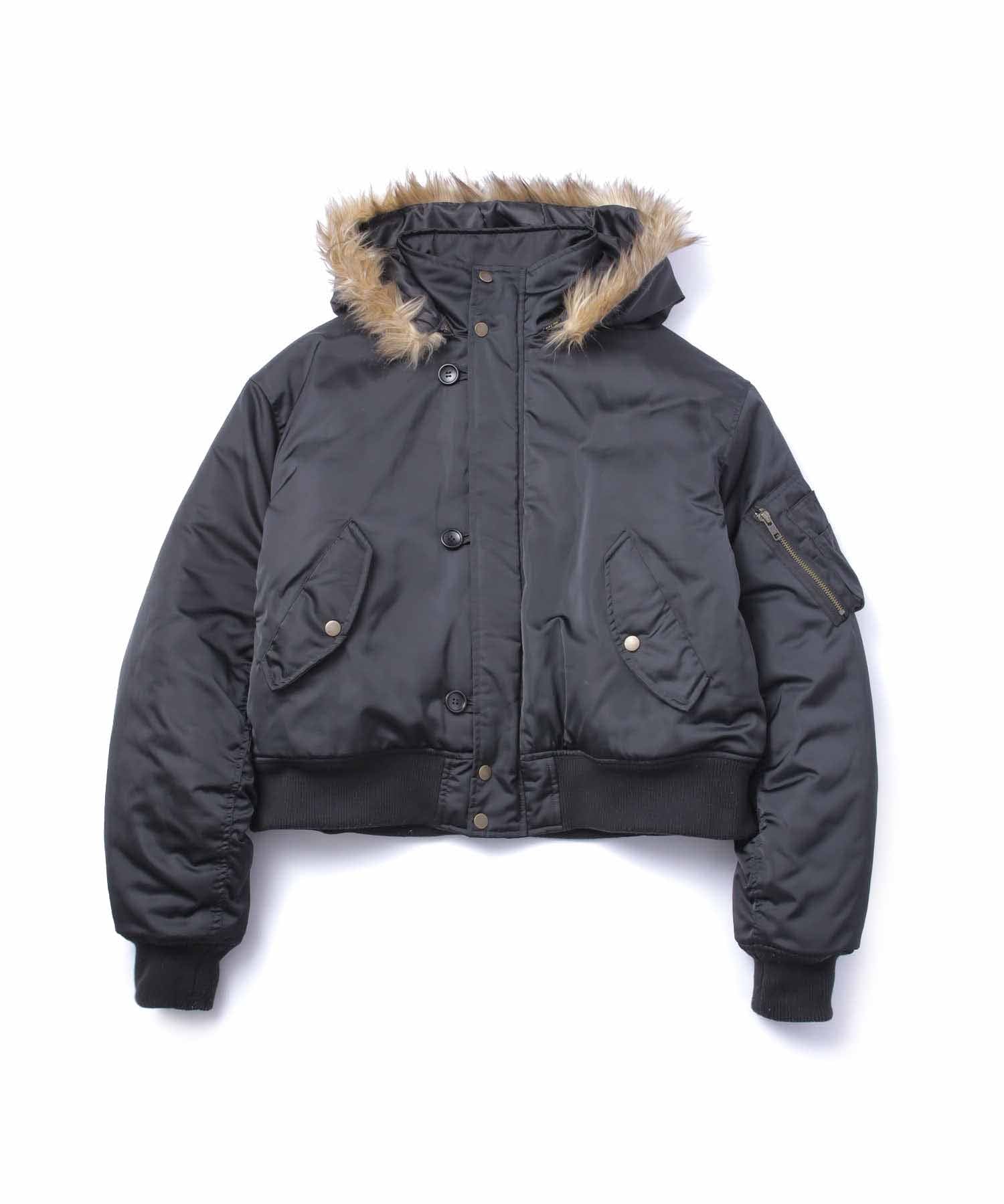 2WAYショートフライトジャケット[Black] – Noen