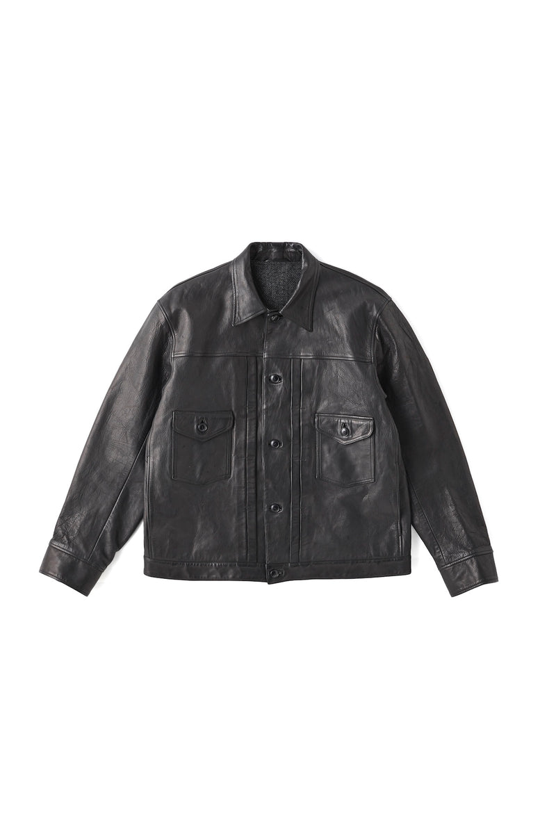 PATINA HORSE-HIDE JEAN JACKET - 252OJ-JK18 – OLD JOE BRAND