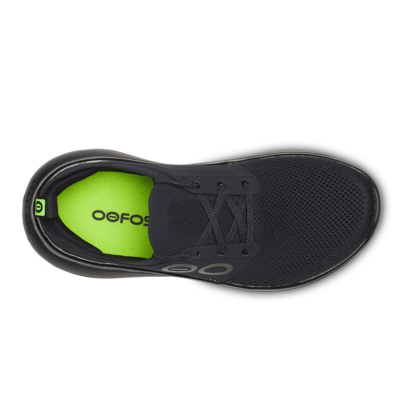 Women's OOmy Stride - Black/Black – OOFOSオフィシャルサイト