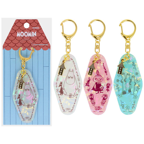 限定 MOOMIN 80th シェルアクリルキーホルダー [全3種] サンスター文具