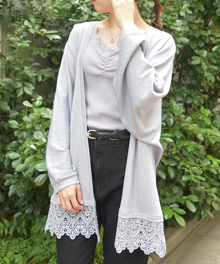 Lace UV Cut Dolman Cardigan – axes femme from JAPAN