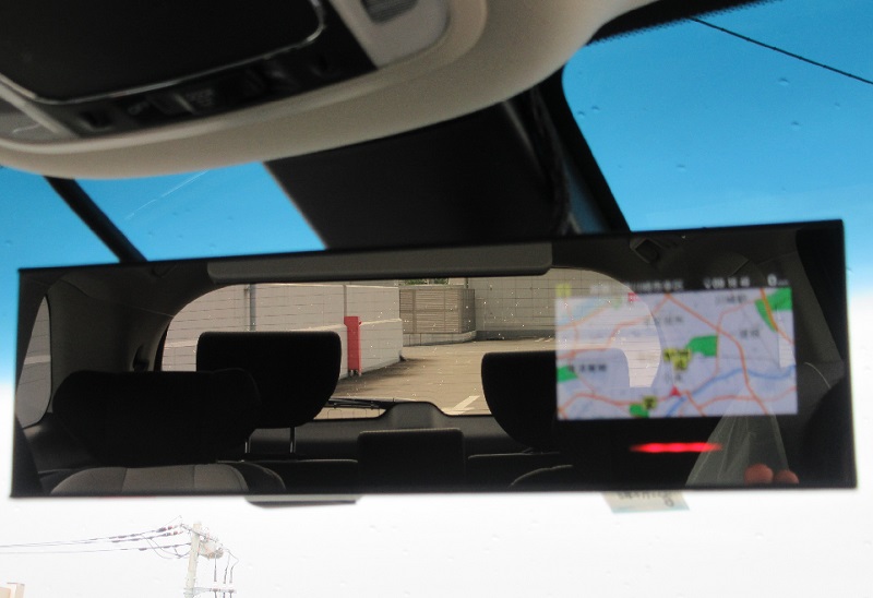 オデッセイにミラー型レーダー探知機 セルスターAR-5取付