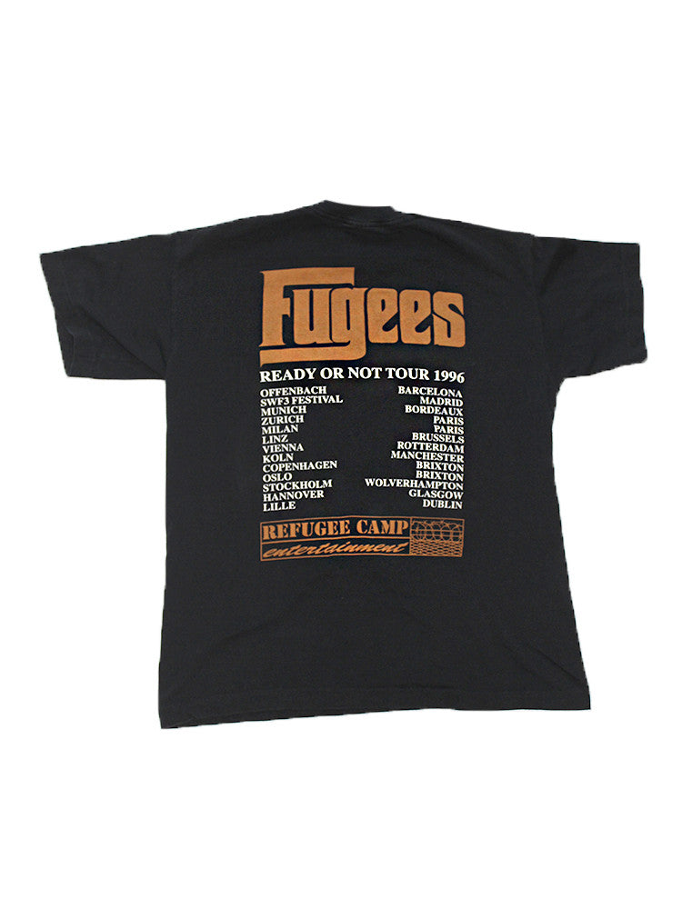 Vintage 90's Fugees - The Score Rap T-shirt European tour