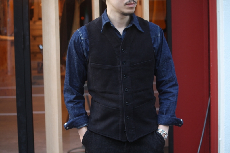 SAGAN VEST / ENGLISH MOLESKIN | ANATOMICA SAPPORO アナトミカ札幌