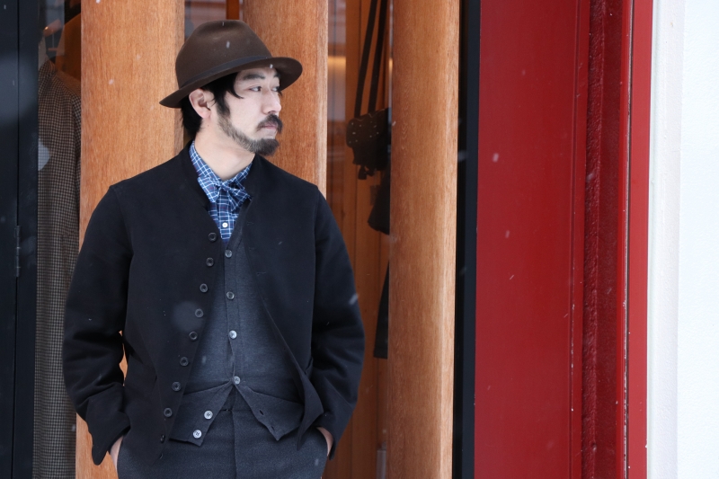 DOLMAN ENGLISH MOLESKIN “BLACK” | ANATOMICA SAPPORO アナトミカ札幌