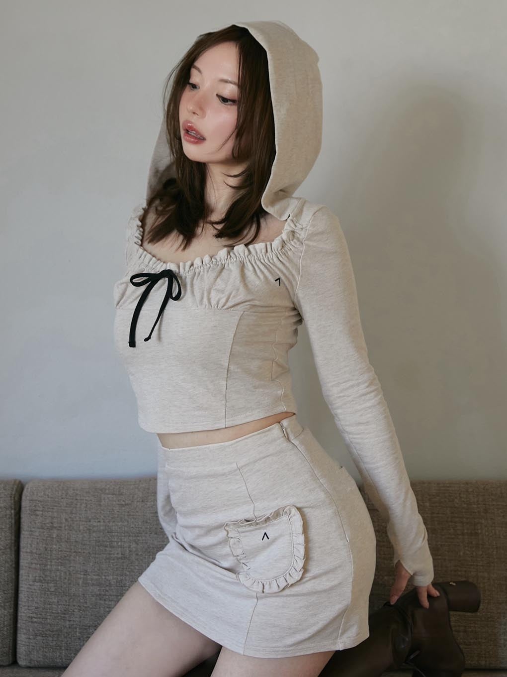 ANDMARY】Gather frill set up