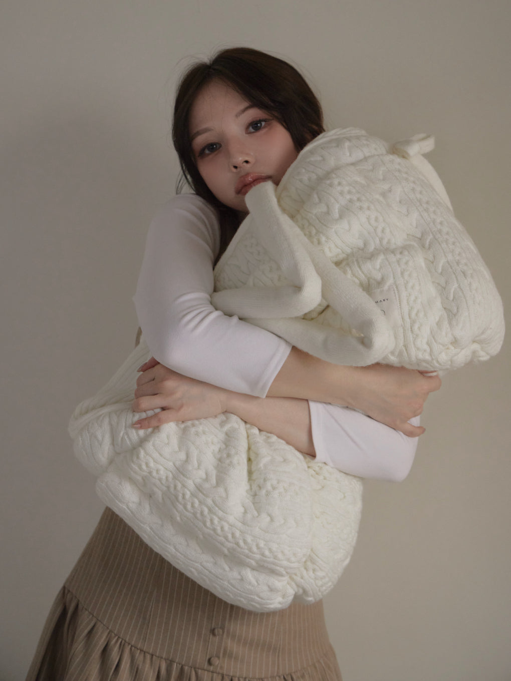 ANDMARY】Mary quilting knit bag