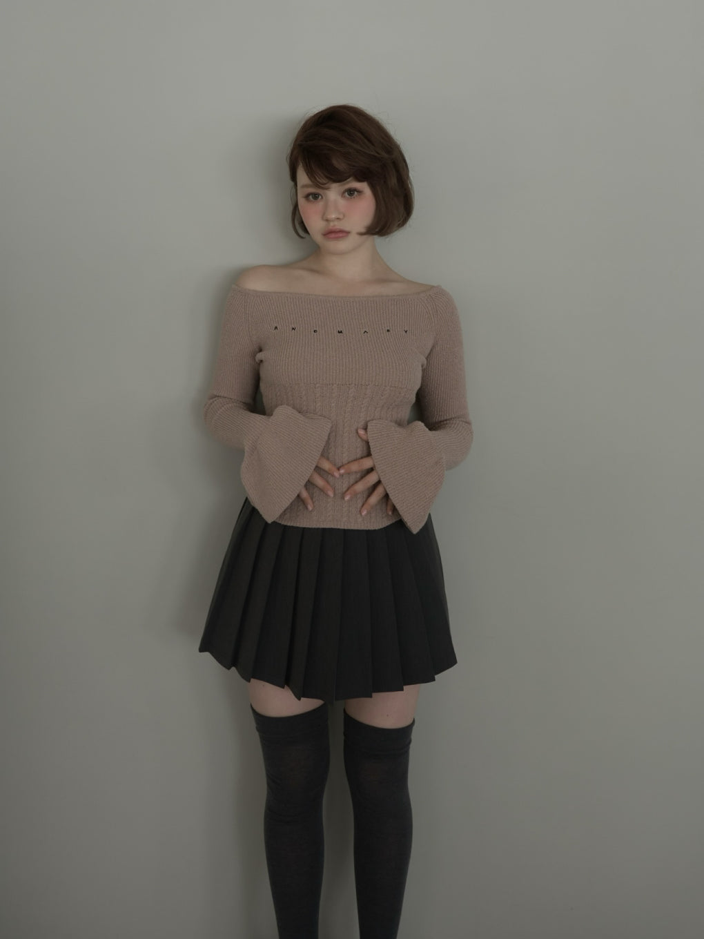 ANDMARY】Flora knit tops