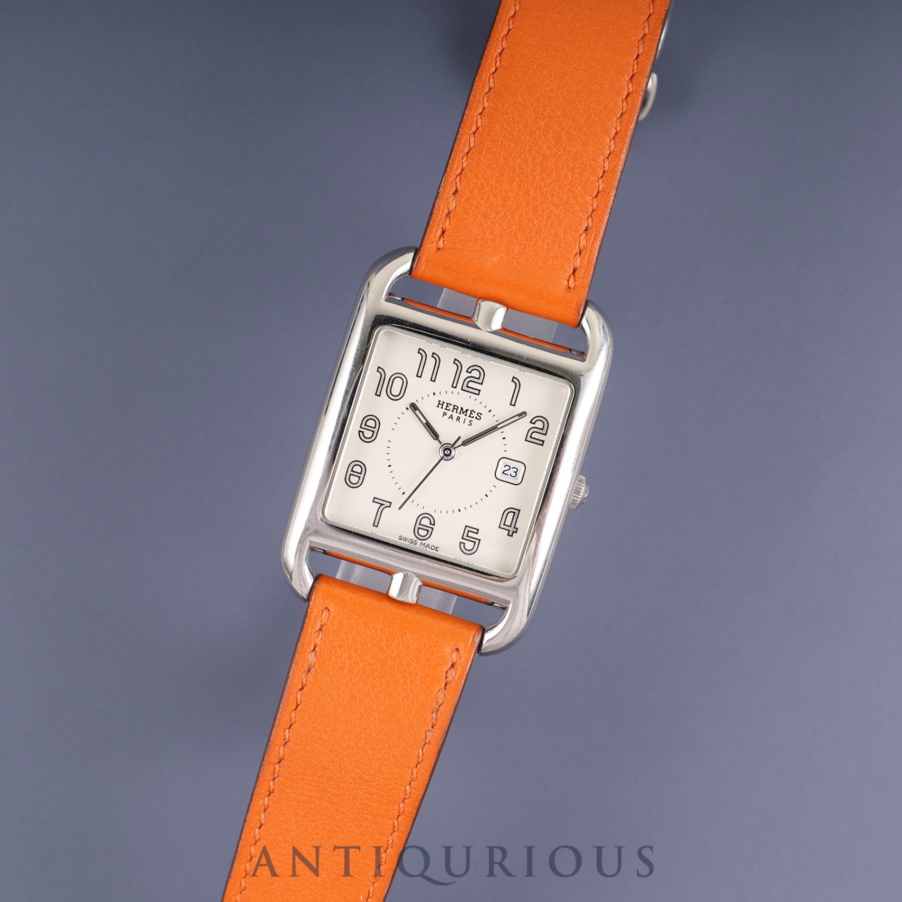 エルメス ケープコッド CC2.710 クォーツ SS 純正革ベルト（□L刻