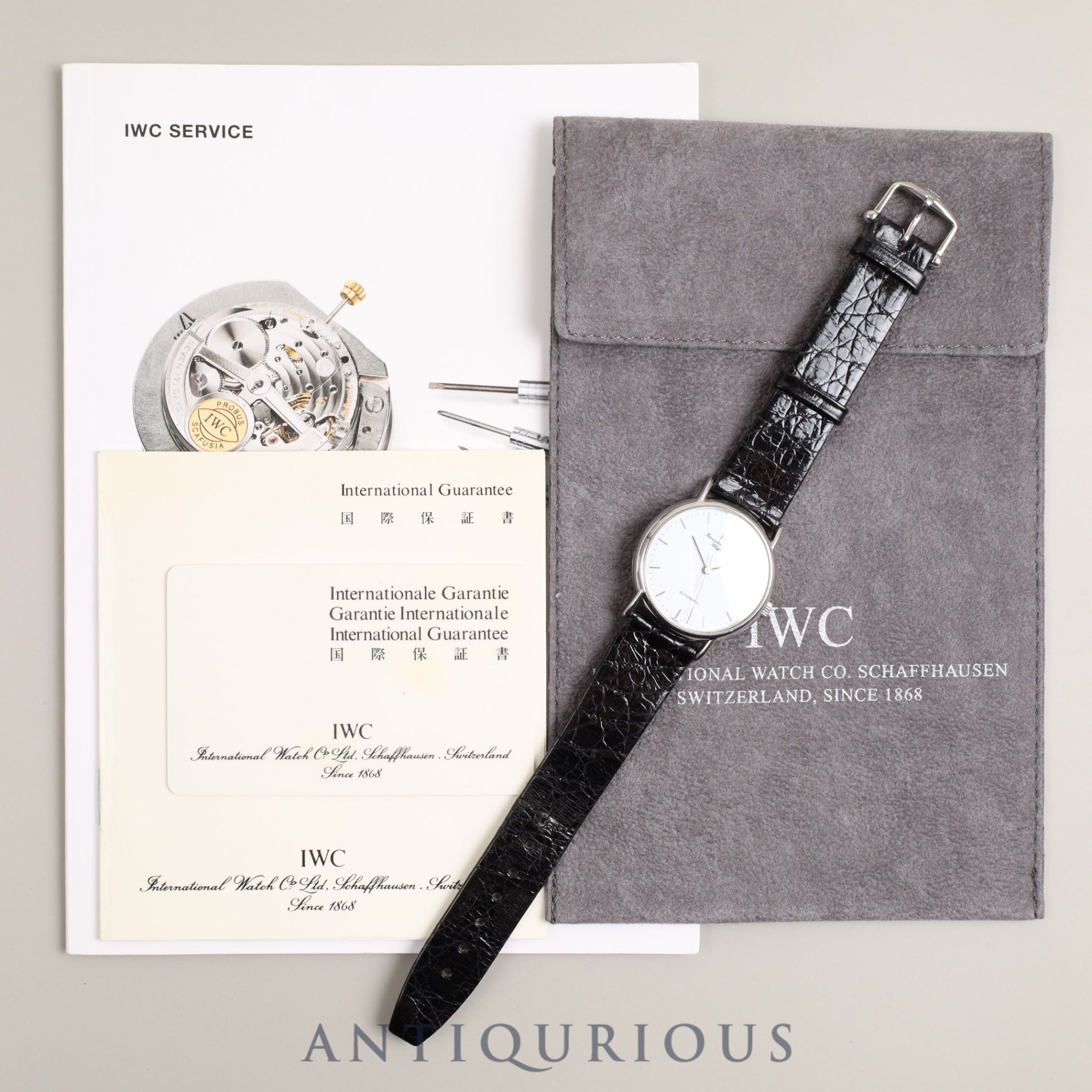 IWC ポートフィノ IW3513 自動巻き Cal.39521 SS 純正ベルト 純正尾錠