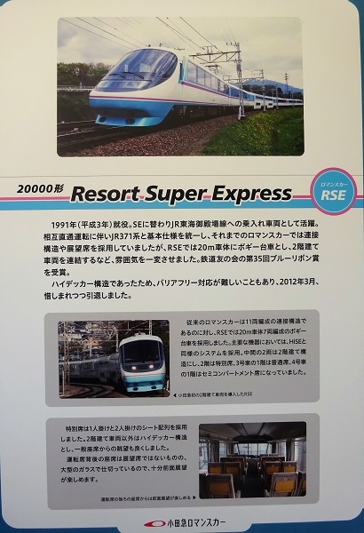 初めての小田急ファミリー鉄道展2019 参加 その13 特急ロマンスカー