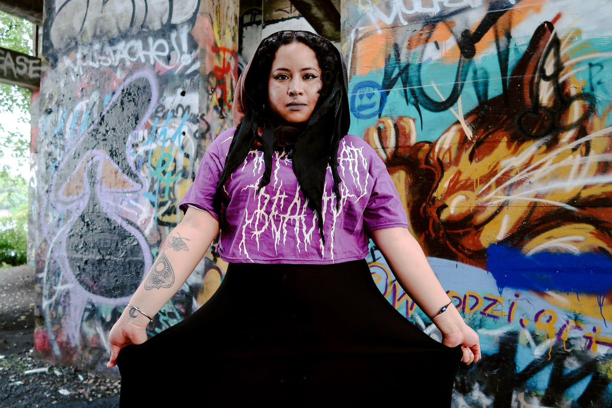 All-Over Print Women's Cropped T-shirt | 190GSM Cotton – Baby Bat