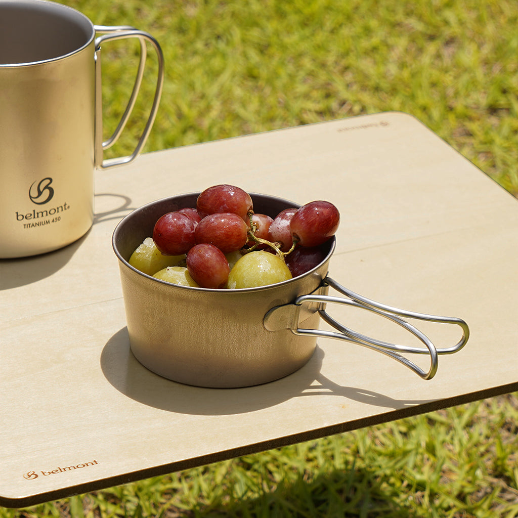 BM-425 チタンシェラカップ深型250フォールドハンドル(メモリ付