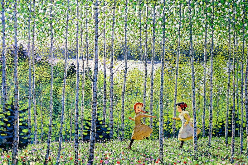 赤毛のアン | 譚小勇彩る「世界名作劇場」アート