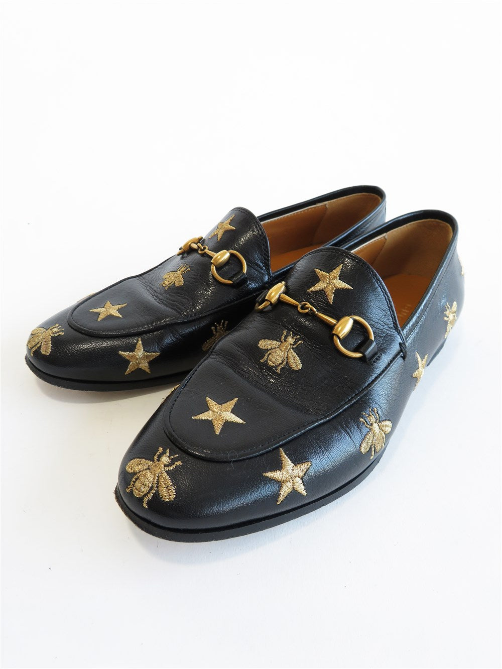 ホースビット Beeスター 刺繍 ローファー