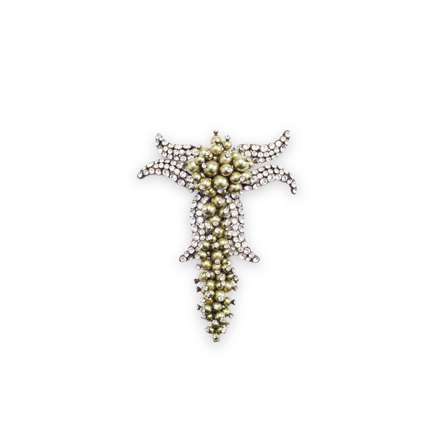 正規品・送料無料】BALENCIAGA / pearl ＆ crystal brooch | BOLS