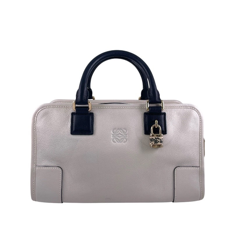 LOEWE】ロエベ アマソナ28 ハンドバッグ レザーレディース バイカラー