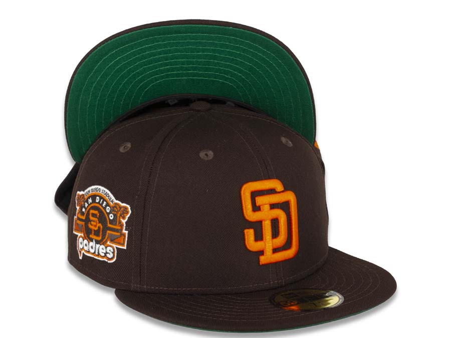 San Diego Padres New Era MLB 59Fifty 5950 Fitted Cap Hat Dark