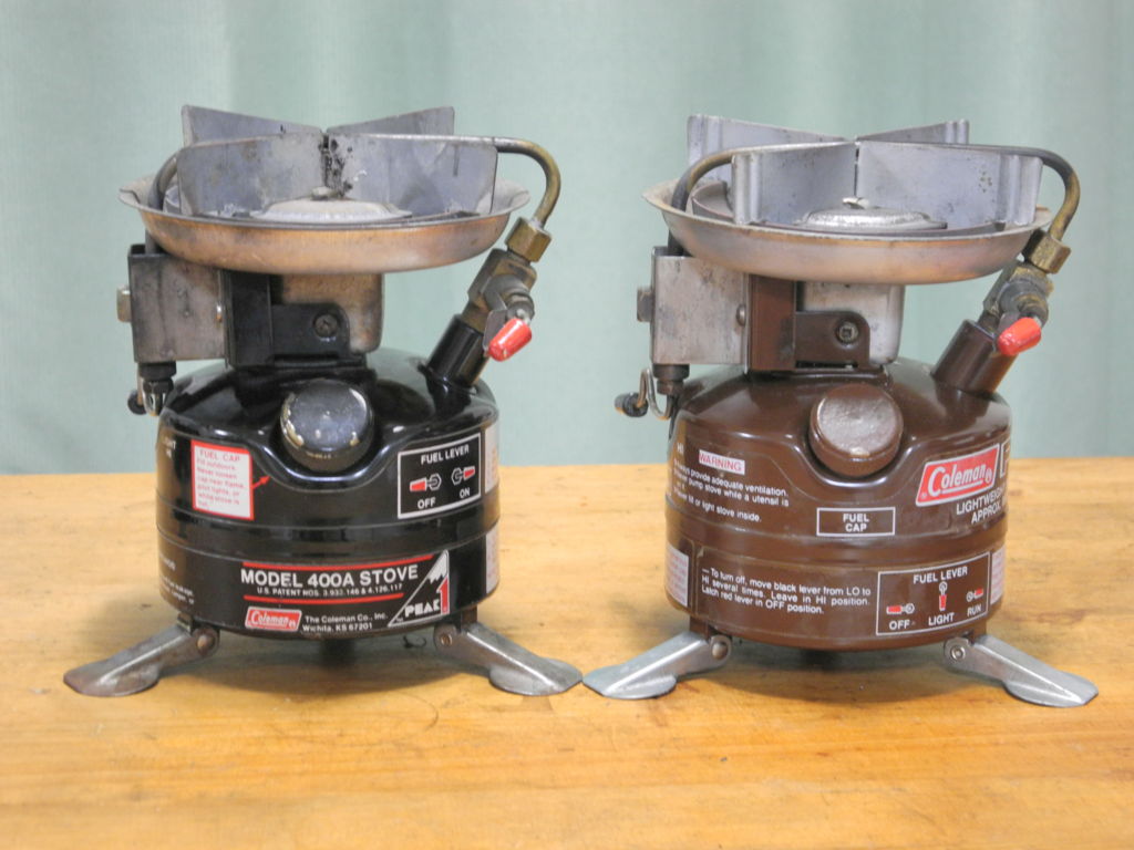 コールマンのシングル・バーナー MODEL 400と400A - 自分だけのカタナ