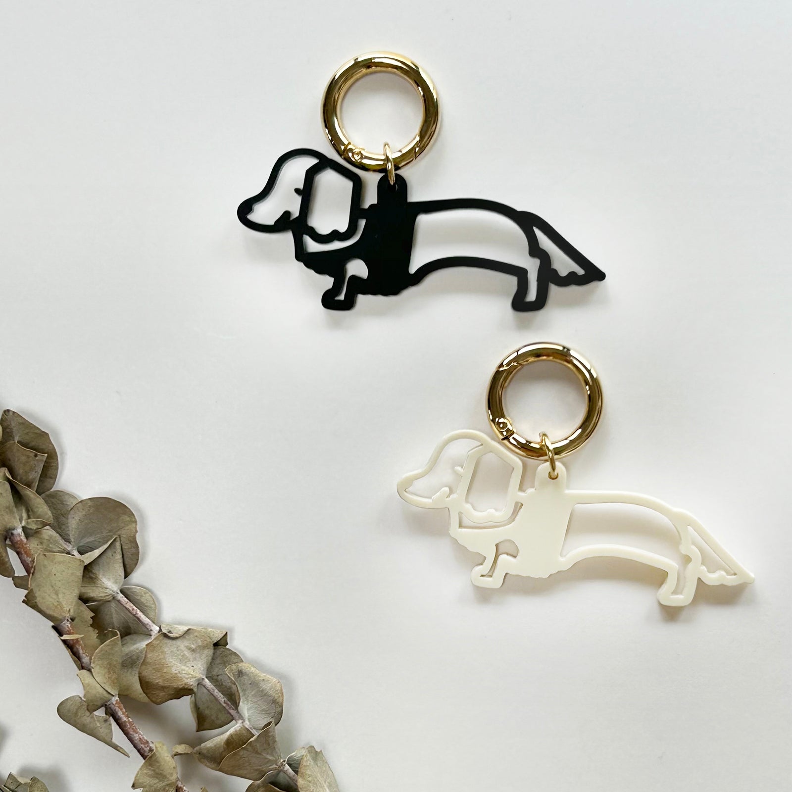 ダックスフンド キーホルダー チャーム キーチェーン バッグチャーム