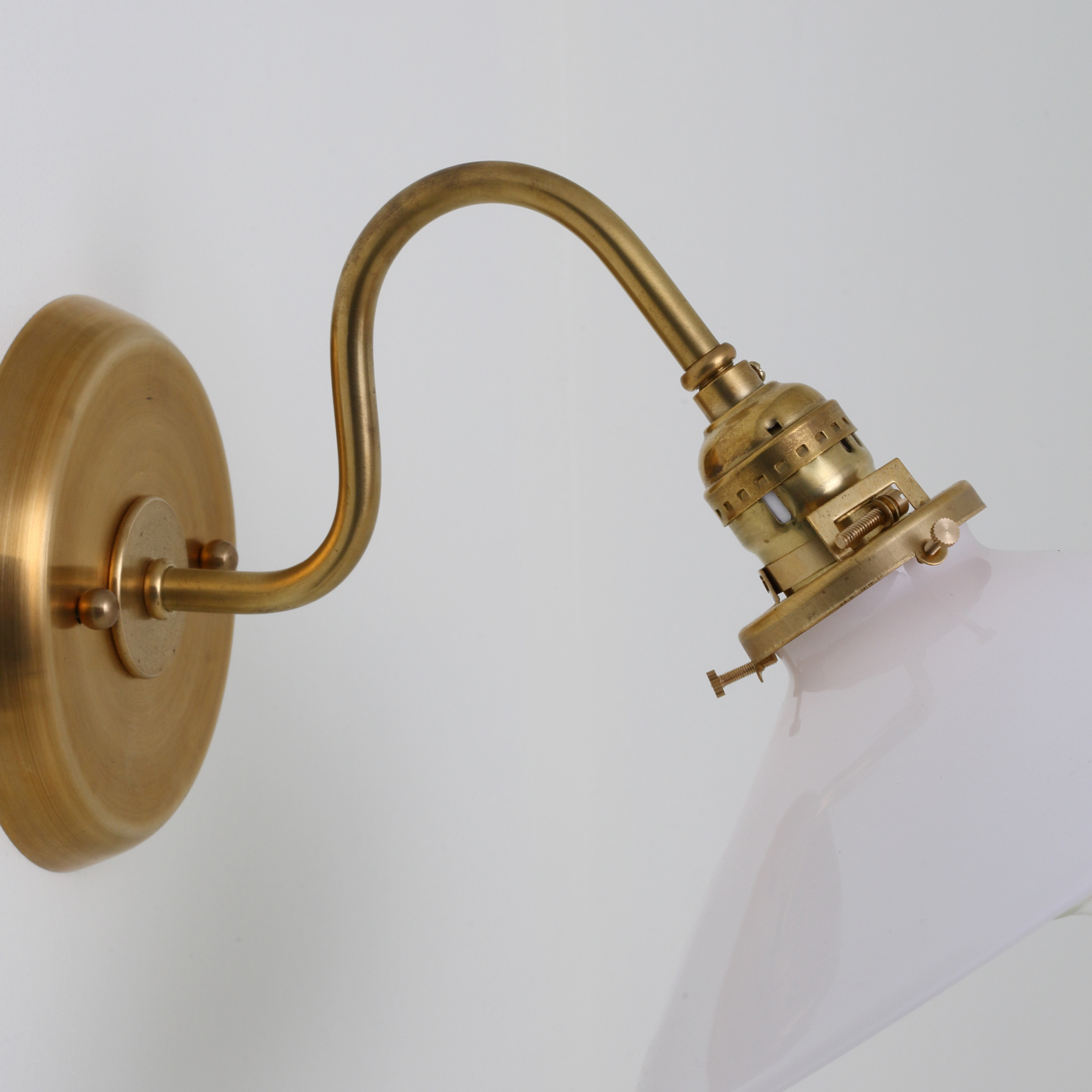 OBL065 GLASS SHADE BRACKET LAMP - POINT NO.39｜東京｜五反田｜真鍮