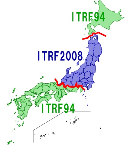 日本測地系2011（JGD2011）とは｜座標値補正・WKT・EPSGコード - 空間