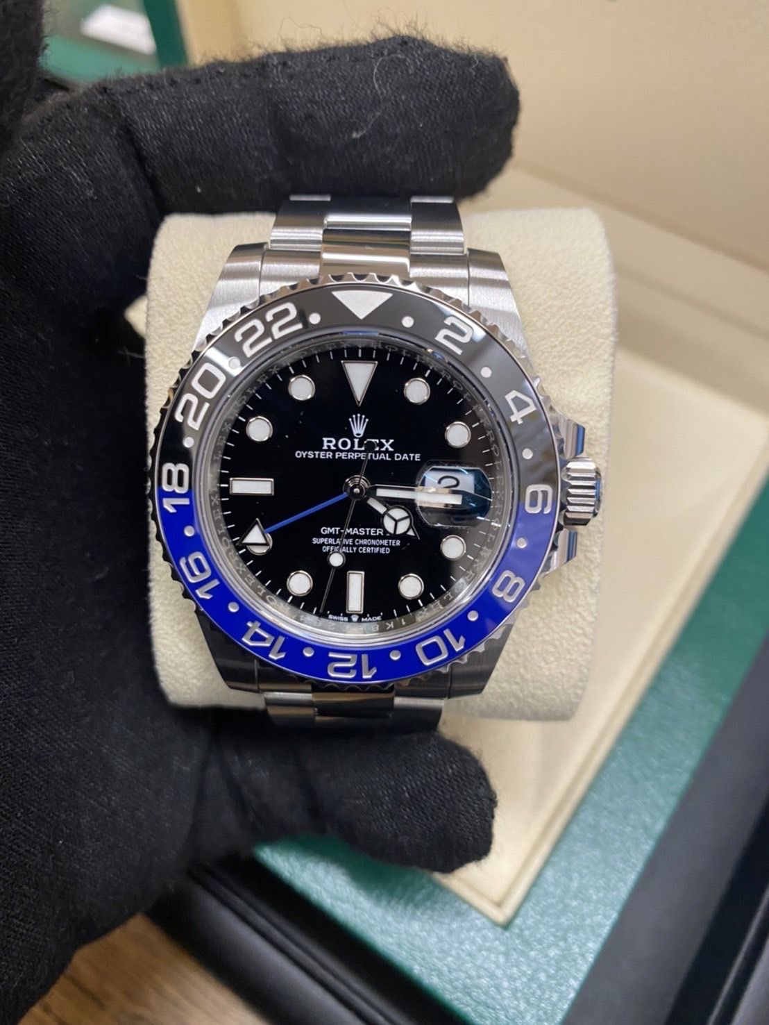 ロレックス Rolex GMTマスターⅡ バットマン オイスターブレス 2023年