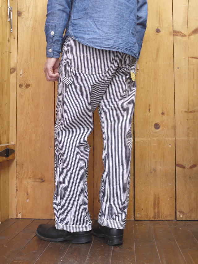 シュガーケーン 11oz. ヒッコリーストライプワークパンツ SC41823