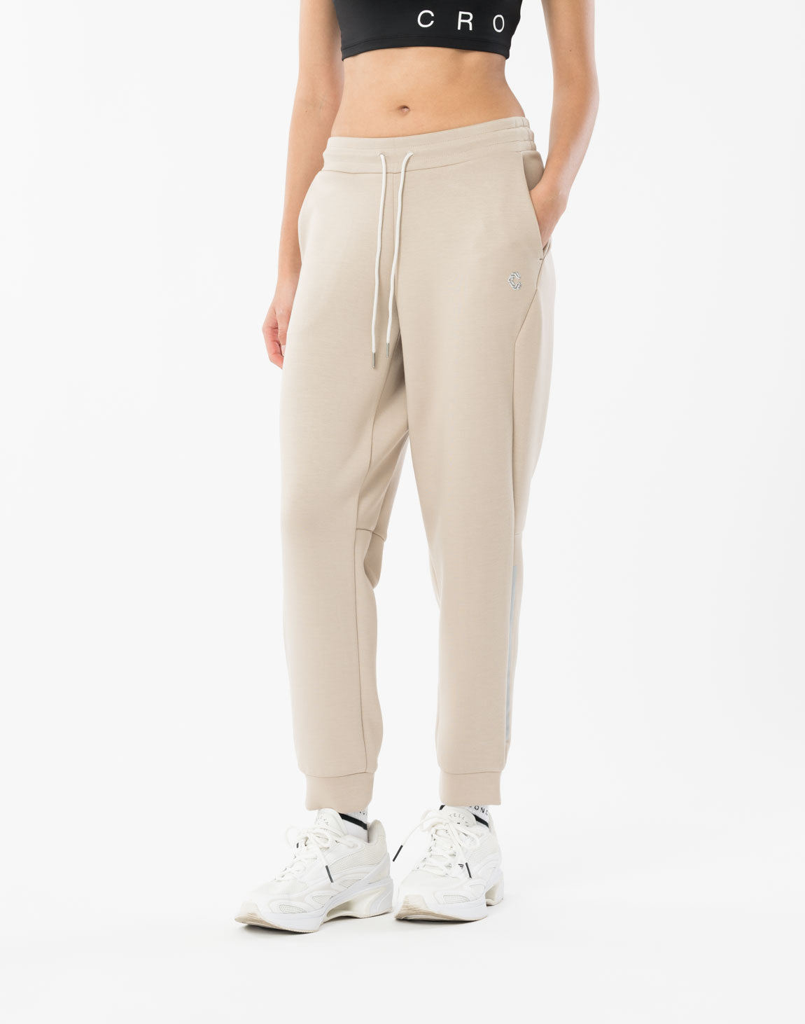 CRONOS WOMEN BoxFit Pants【BEIGE】