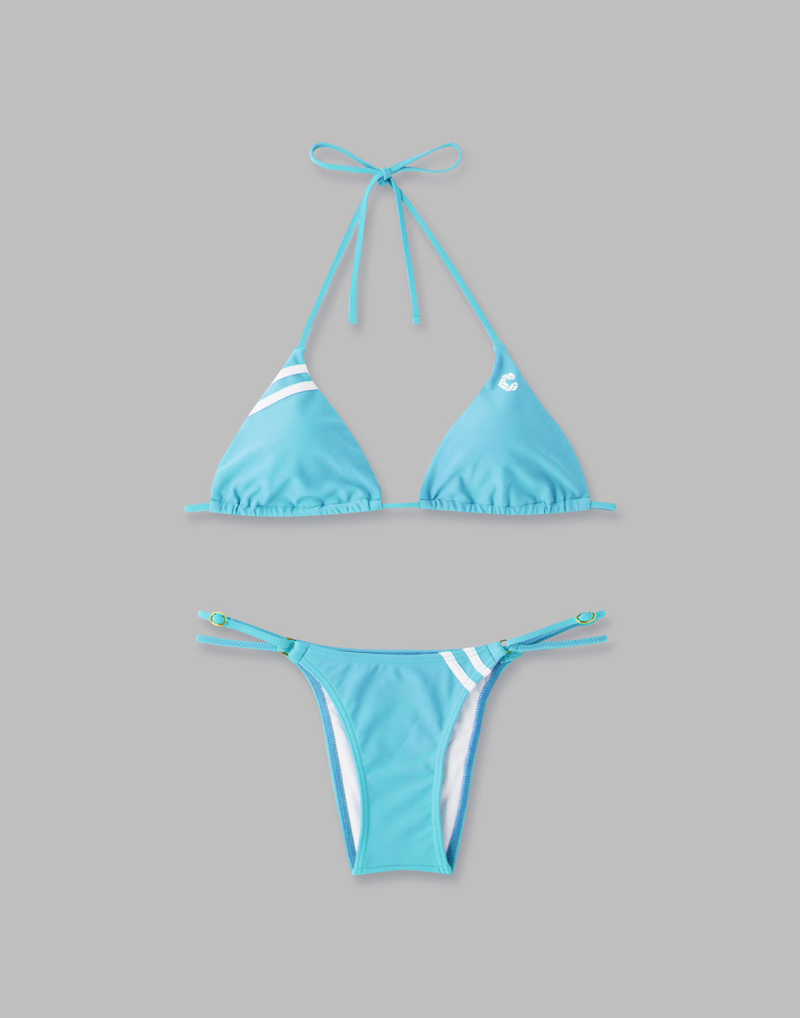 CRONOS WOMEN NEW 2STRIPES BIKINI【TURQUOISE】