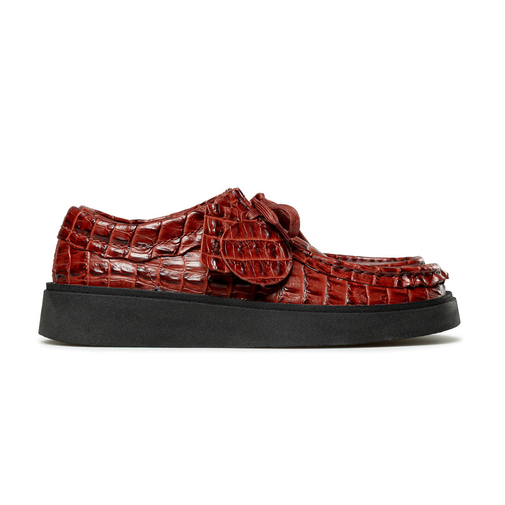 Clarks x Martine Rose Torview | Burgundy Leather