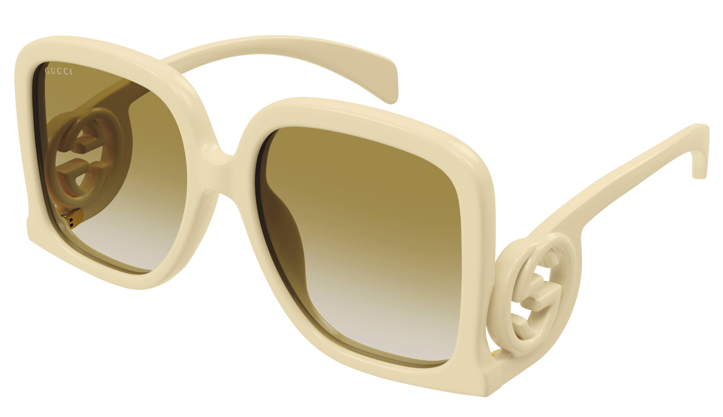 Gucci GG1326S Oversized Square Sunglasses in Ivory – Designer Daydream