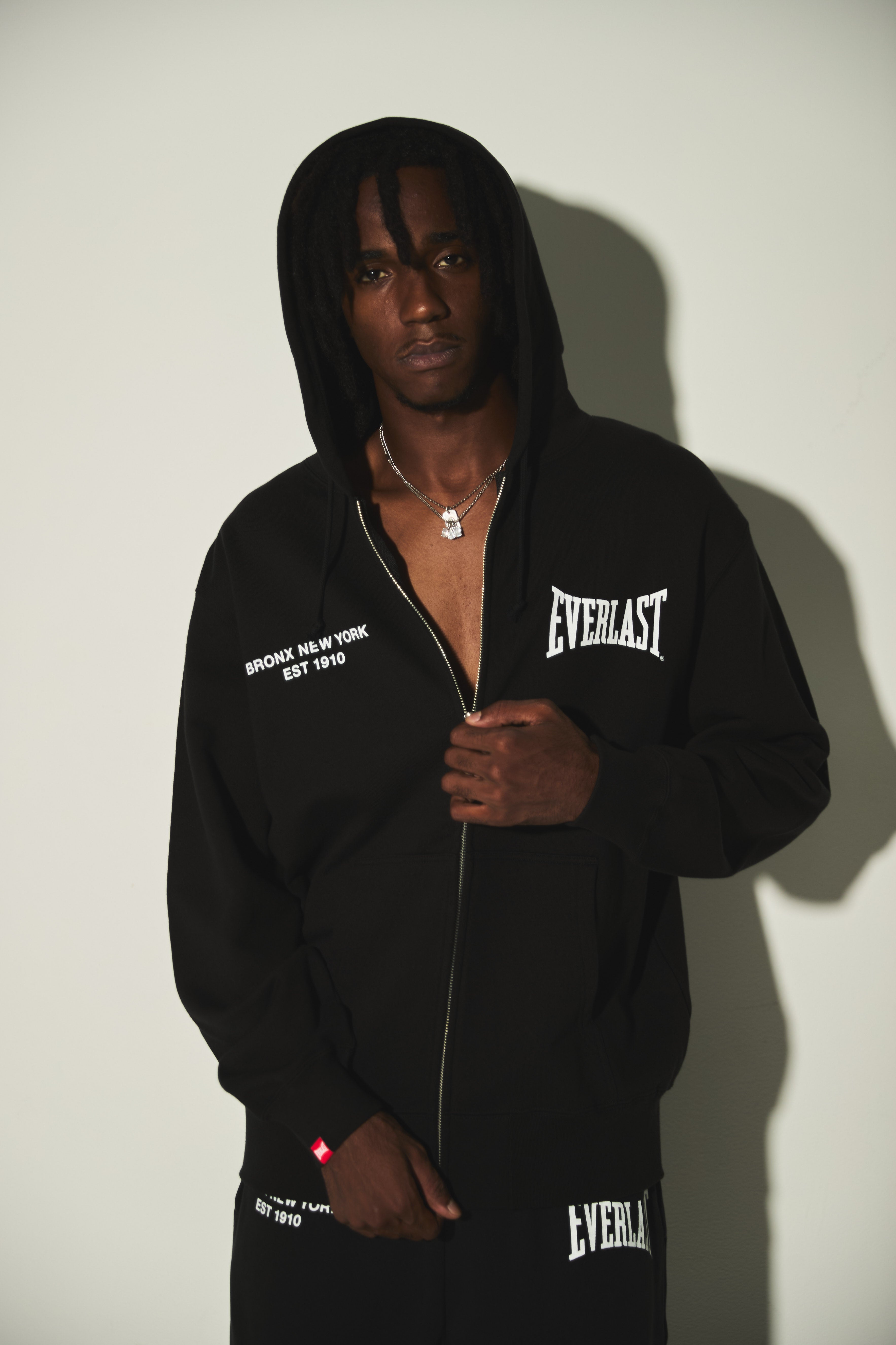 EVERLAST parallel LOGO ZIP HOODIE
