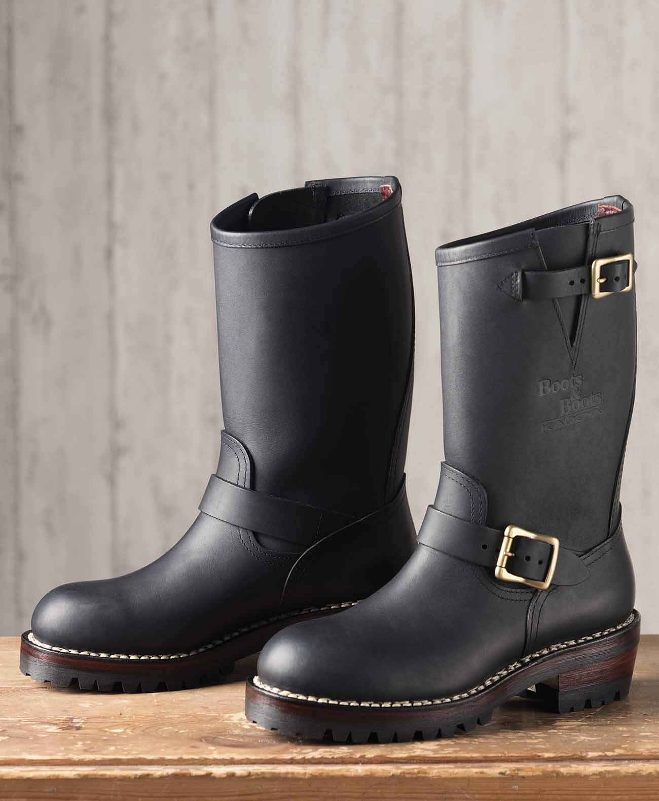 Leather shoes engineer boots | Kadoya official online shop | KA
