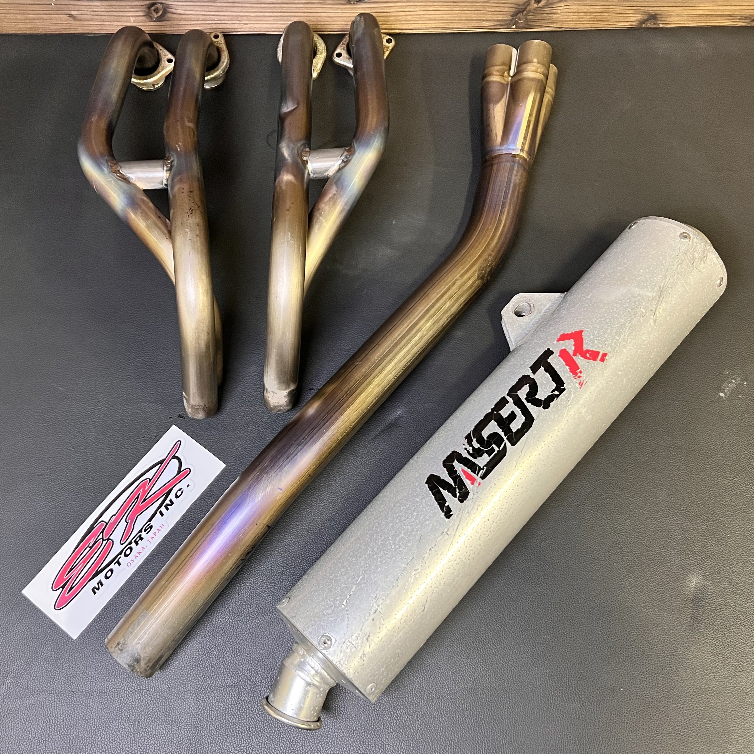 NASSERT Titanium Race Exhaust System for Kawasaki ZXR400 – E.K Motors