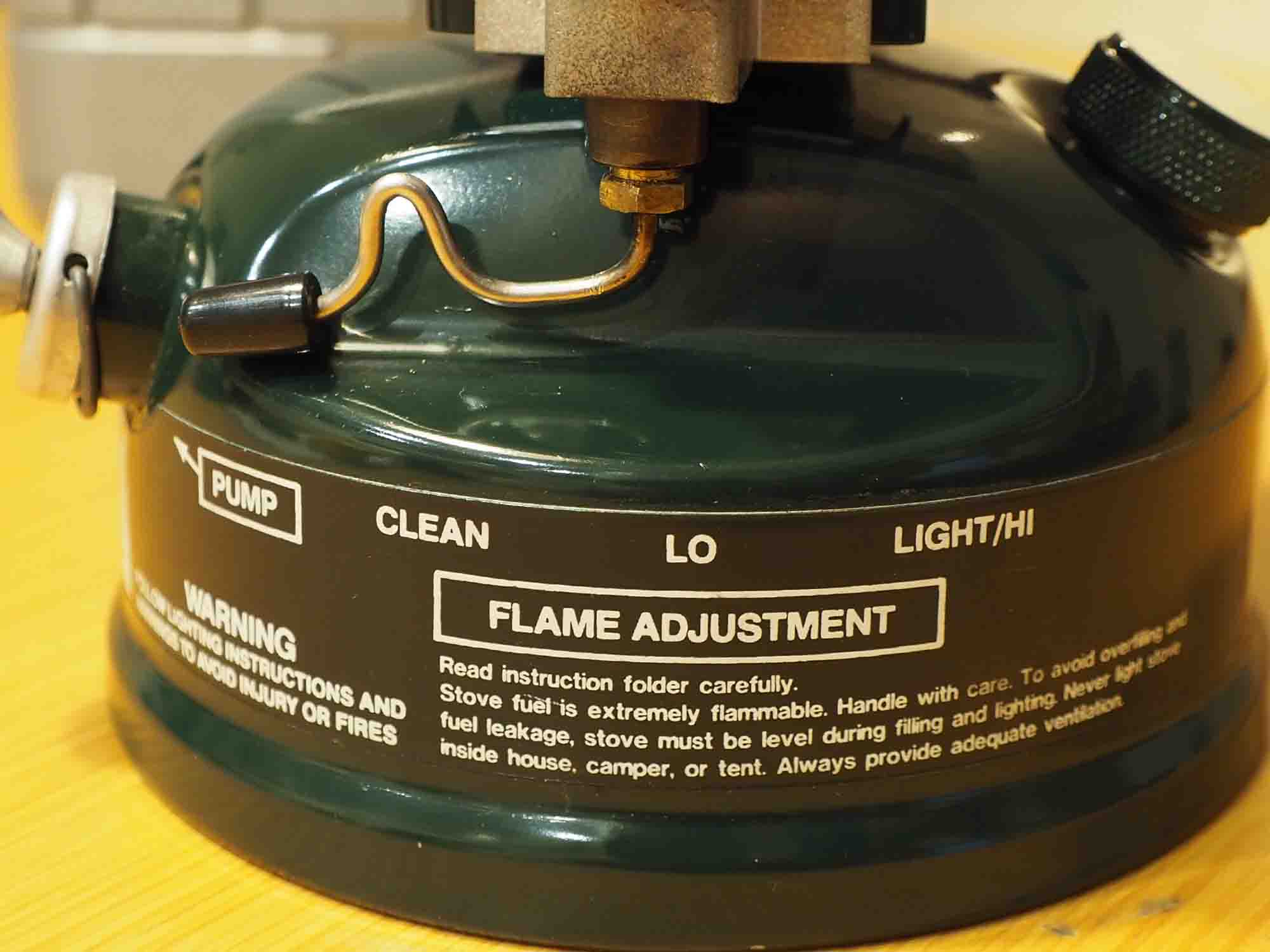 Coleman シングルバーナー 508 2レバー (ポンプカップ交換) | ファミ