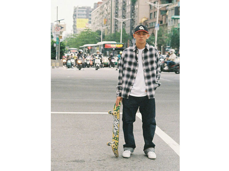 CHALLENGER 'L/S CHECK WORK SHIRT'オンブレ チェック ネルシャツ