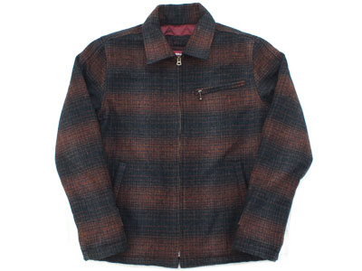 Hide and Seek メルトン スポーツジャケット チェック M ハイドアンド