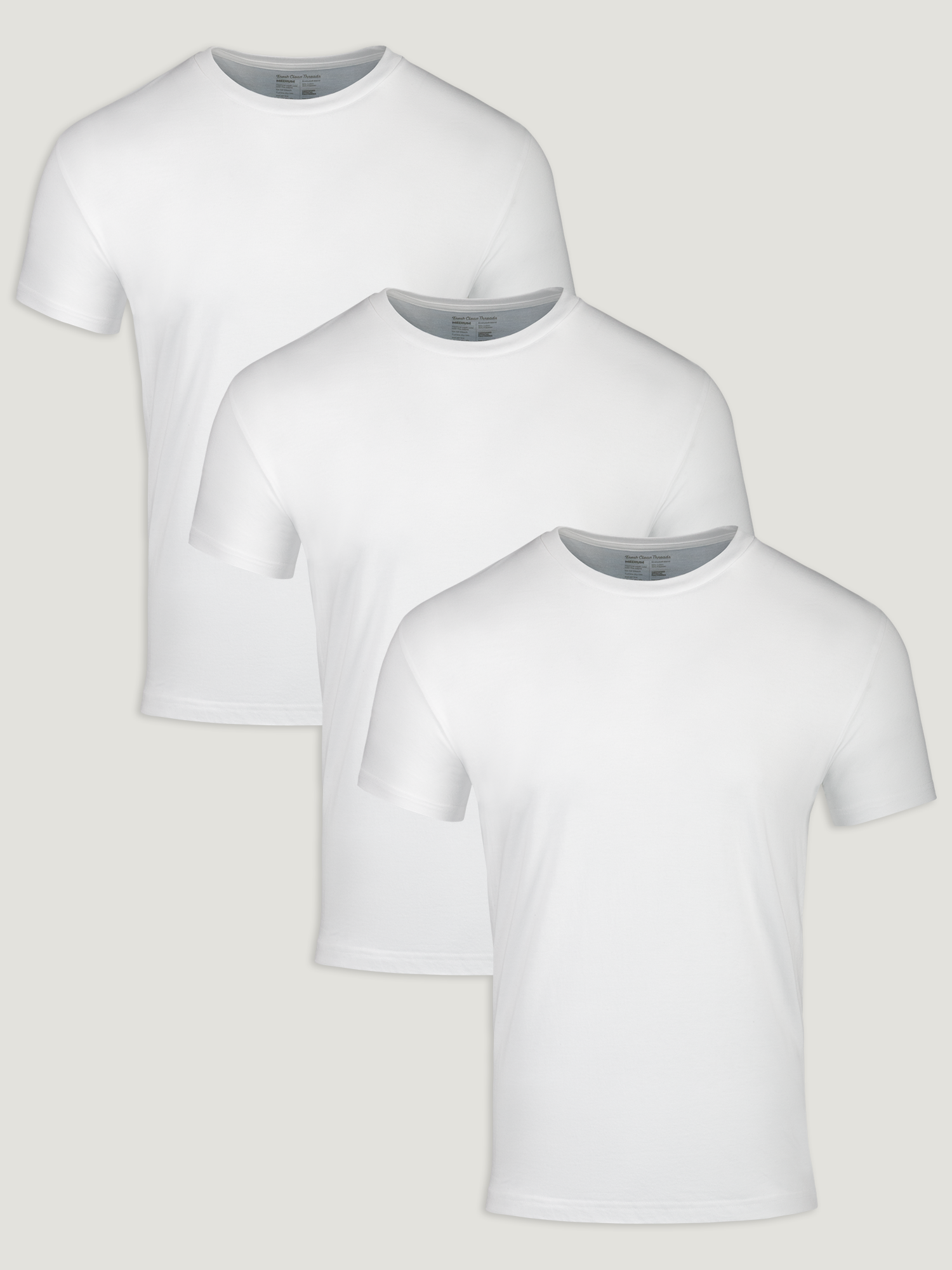 All White Tee Shirt 3-Pack | Fresh Clean Tees – Fresh Clean Threads