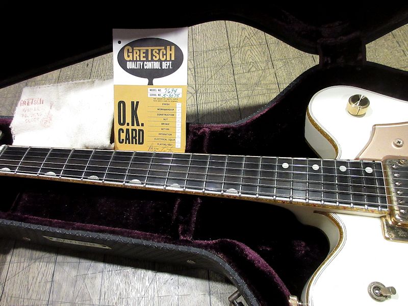 1973 Gretsch #7594 White Falcon - ヴィンテージギター買取り・販売の