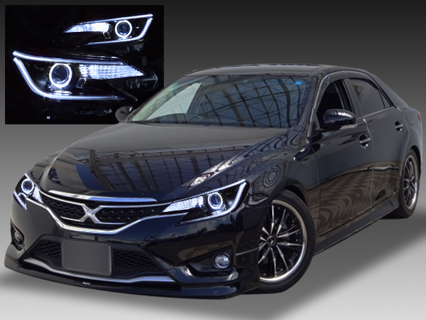 トヨタ 130系 マークX 中期 純正HID車用 純正ドレスアップヘッド